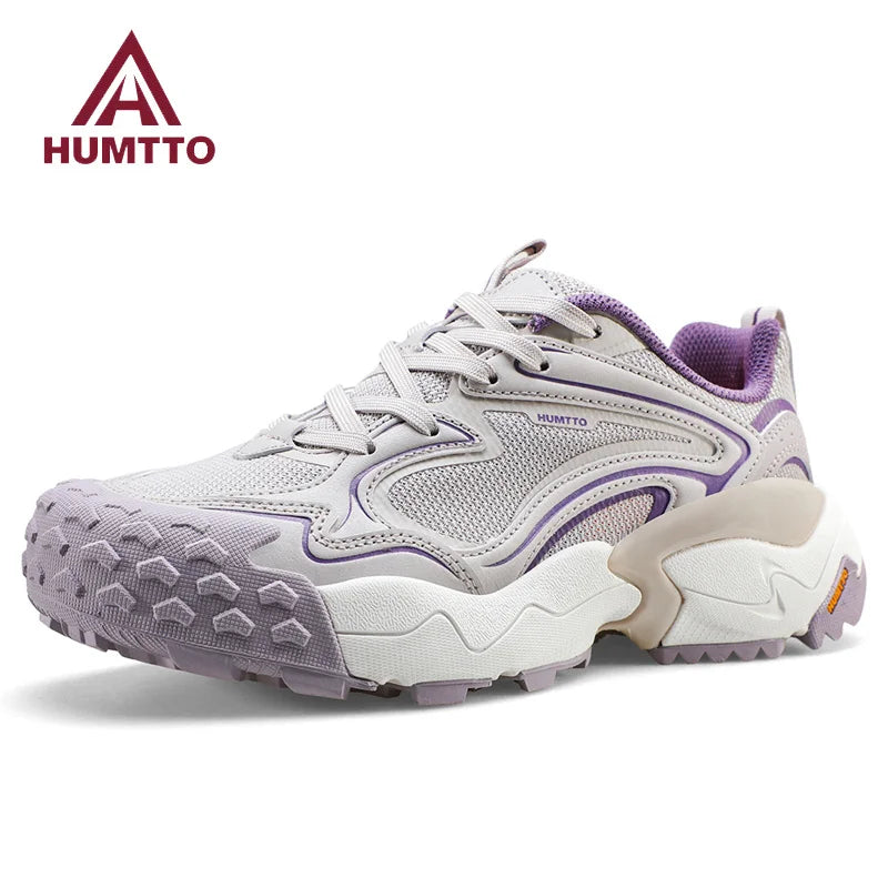 HUMTTO Anti-slip Sneaker for Women Breathable Running Shoes Outdoor Walking Womens Sneakers Designer Trail Jogging Woman Shoes