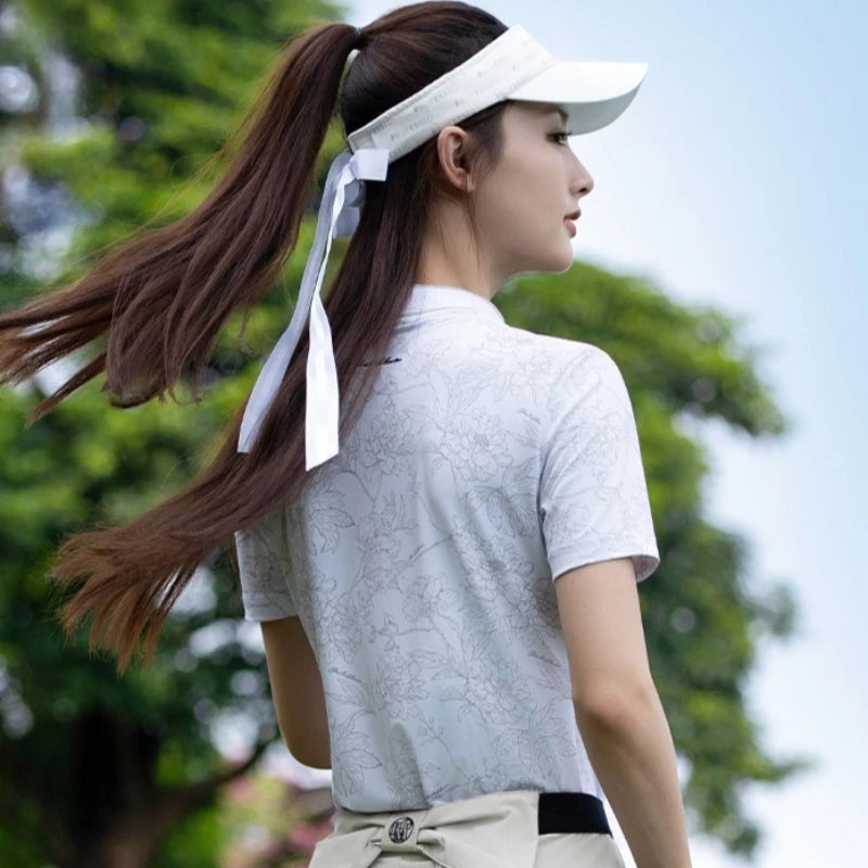 Golf Women's Short Sleeved T-shirt Spring/Summer Top Sportswear YF889