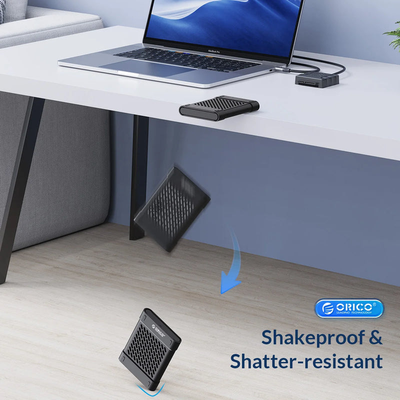 ORICO 2.5" Shockproof HDD Silicone Case Protector Cover for 2.5/3.5 Inch Hard Drive SATA Adapter Set DIY Hard Drive Case 5PCS