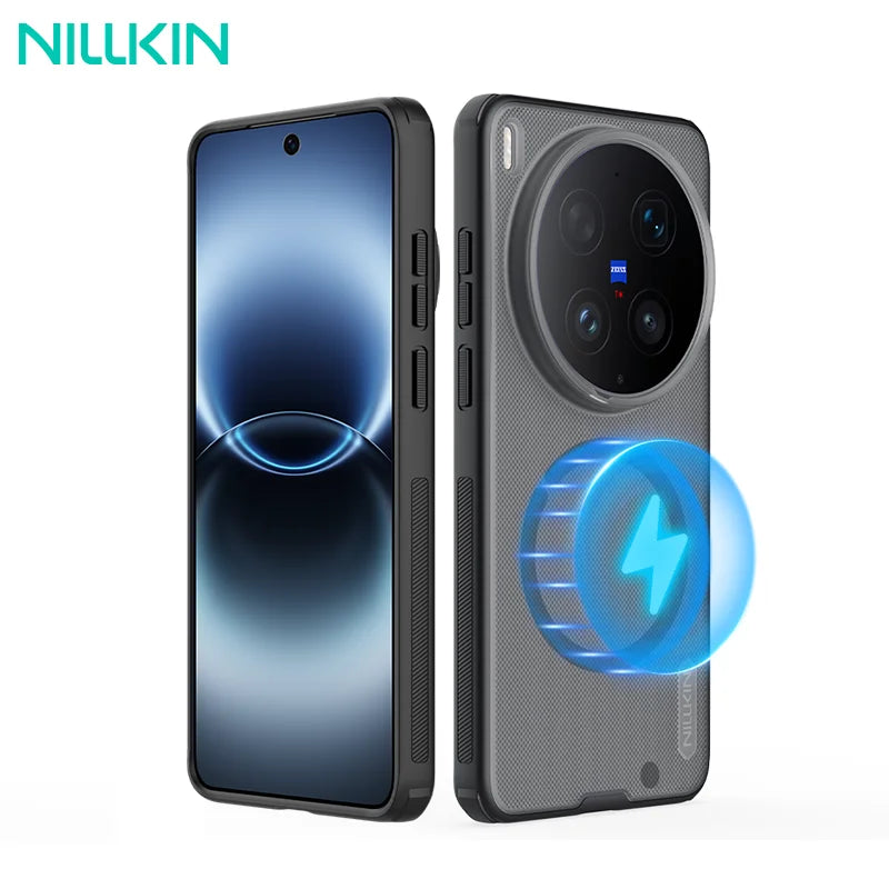 NILLKIN For Vivo X300 Ultra Magsafe Case Super Frosted Shield Pro Magnetic Wireless Charging PC Back Cover For Vivo X300 Ultra