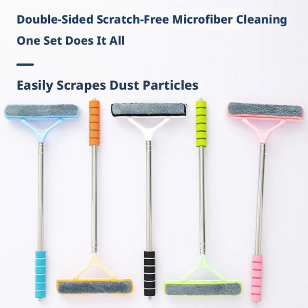 SEAMETAL Car Windshield Water Scraper Telescopic Automobile Window Glass Wiper Cleaning Brush for Car Cleaning Accessories