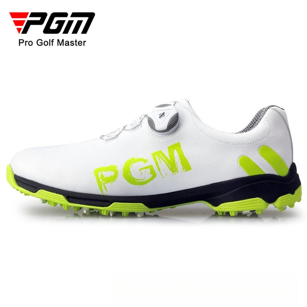 PGM Golf Men's Sneakers Rotating Lace Waterproof Breathable and Anti Slip Sports Shoes XZ103