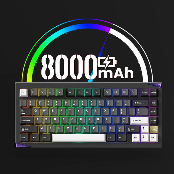 Akko 75% VIA Mechanical Keyboard Gem 01 81Keys Layout