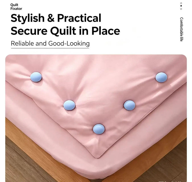 Skin-Friendly Anti-Slip Quilt Fastener Household Seamless Bed Sheet Cotton Cloth Nail Quilt Corner Cover for Comforter And Duvet