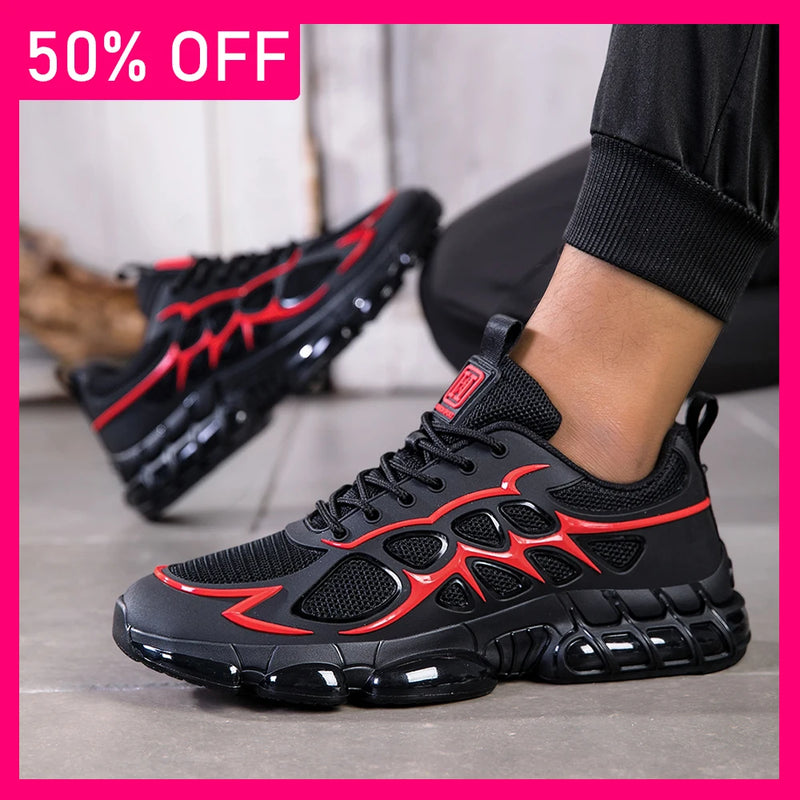 Mens Running Shoes 2026 New Trendy Breathe Cushioning Wear-resistant Multi-Color Daily Sports Casual Sneakers for Men
