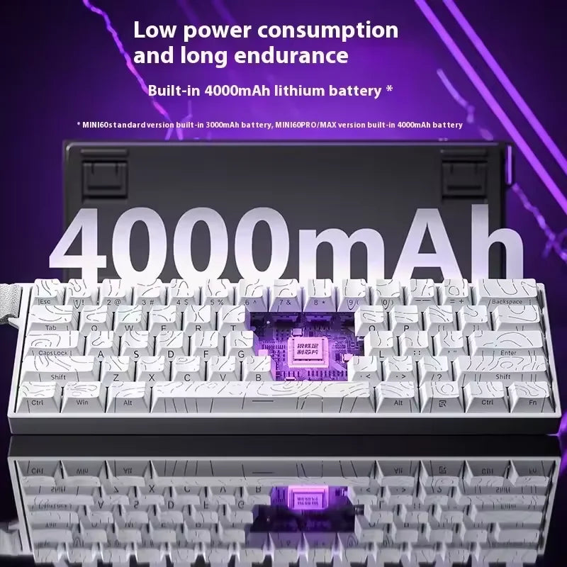 AULA MINI60 HE Magnetic Keyboard Wireless Tri-mode FPS Gaming Rappid Trigger Low Latency Keyboard
