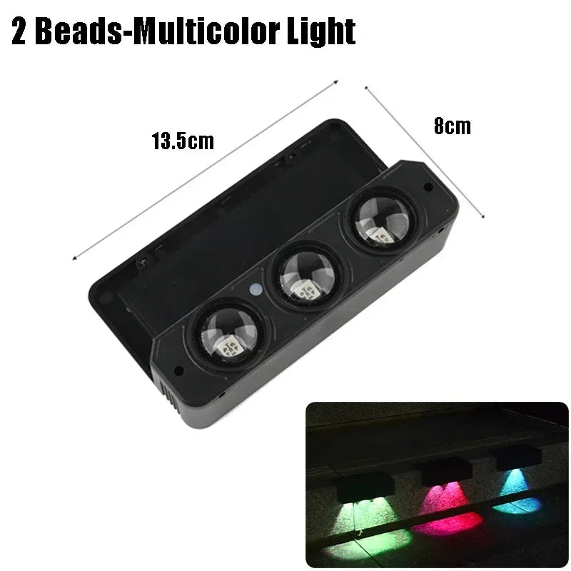 1/4 PCS Solar Wall Light LED Outdoor Garden Lights Decorations Waterproof Lamp for Courtyard Fence Railing Wall Lighting