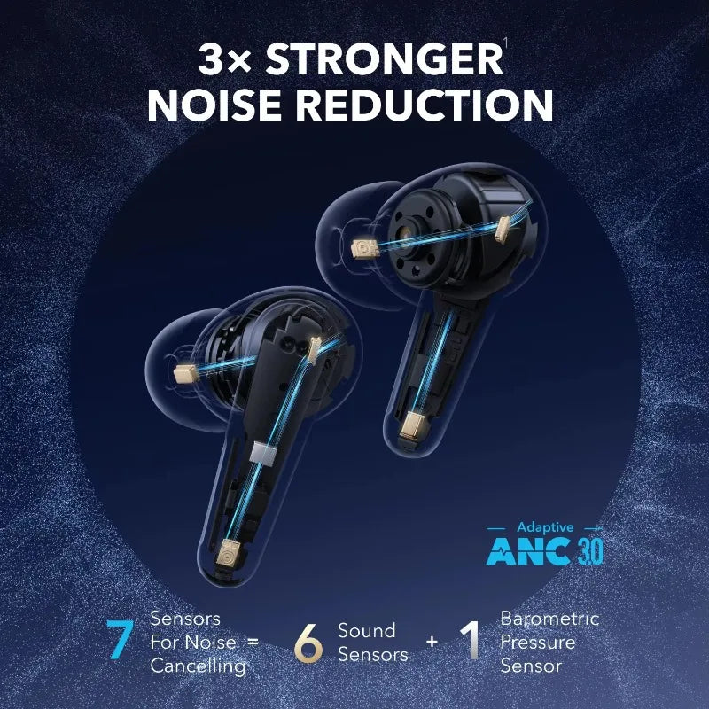 កាសស្តាប់ត្រចៀក Anker Soundcore ដើម Liberty 4 Pro ឥតខ្សែ Bluetooth TWS កាសស្តាប់ត្រចៀកកីឡា LDAC Hi-Res Noise Cancelling