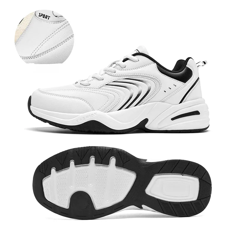 Men's casual sneakers four seasons new soft-sole anti-slip outdoor racing running shoes students lightweight speed sports shoes
