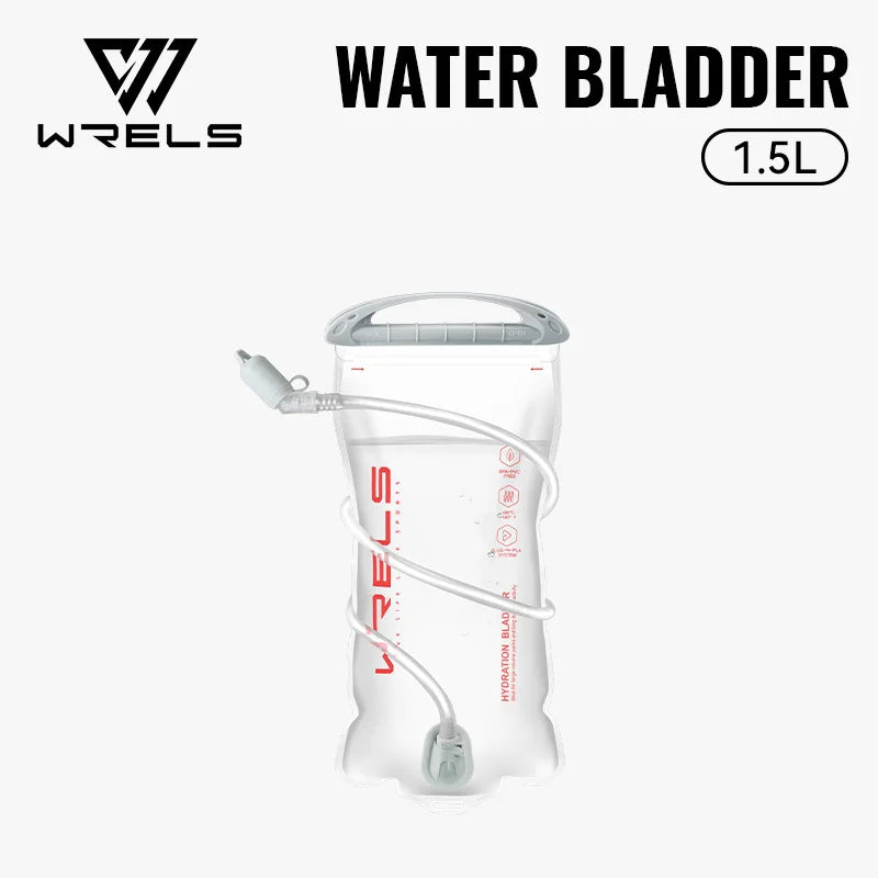 WRELS 1\1.5\2\2.5\3L Hydrapak Water Reservoir Leak Proof Water Bladder BPA Free for Camping Running Hiking Hydration Bladder