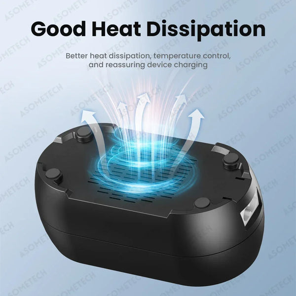 ស្ថានីយសាកថ្ម USB 10 រន្ធ 50W ឧបករណ៍សាកថ្មកុំព្យូទ័រលើតុ មជ្ឈមណ្ឌល USB ច្រើនរន្ធ សម្រាប់ iPhone 16 15 Pro Samsung ថេប្លេត iPad ឧបករណ៍ច្រើន