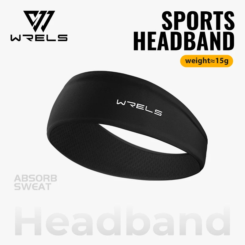 WRELS Sports Headband for Yoga Fitness Workout Breathable Headband Running Sweat Bands Sweat Wicking Non Slip Unisex Hairband