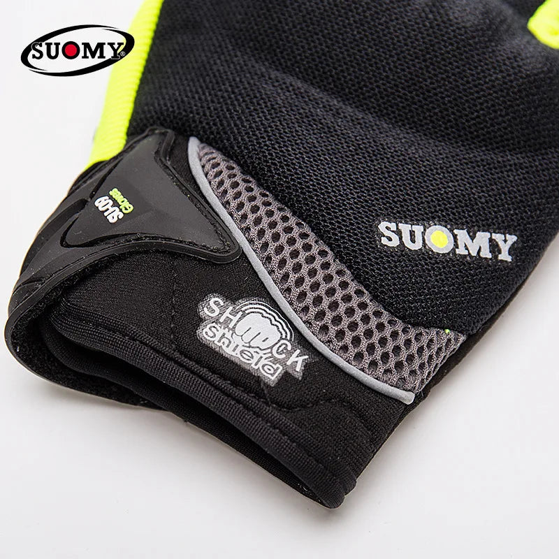 SUOMY Motorcycle Gloves Racing Summer Full Finger Protective guantes moto Motocross luva motociclista For Yamaha  BMW