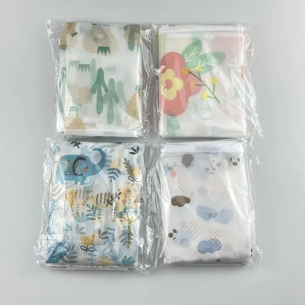 1pc Random Color Pattern Refrigerator/Washing Machine Dust Cover with Pockets Appliance Cover Storage Bag. Dust Cover