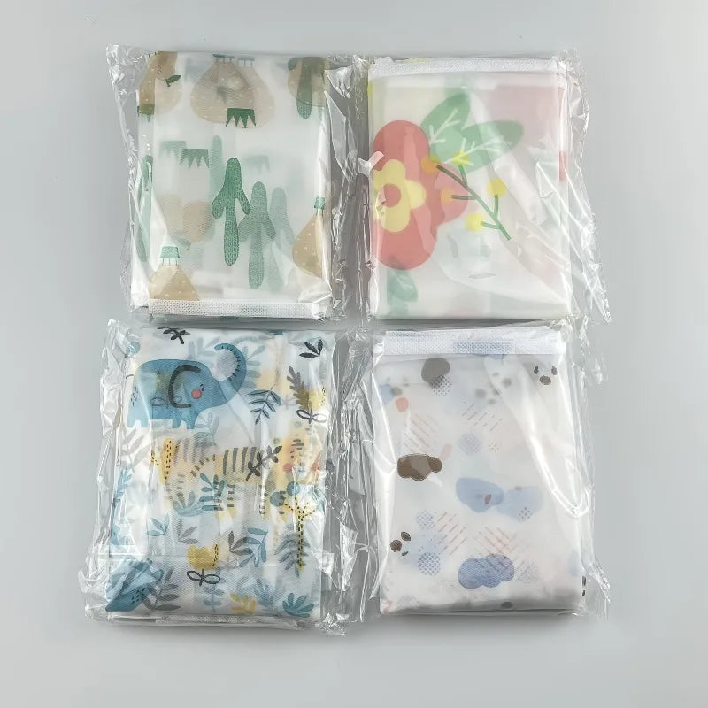1pc Random Color Pattern Refrigerator/Washing Machine Dust Cover with Pockets Appliance Cover Storage Bag. Dust Cover
