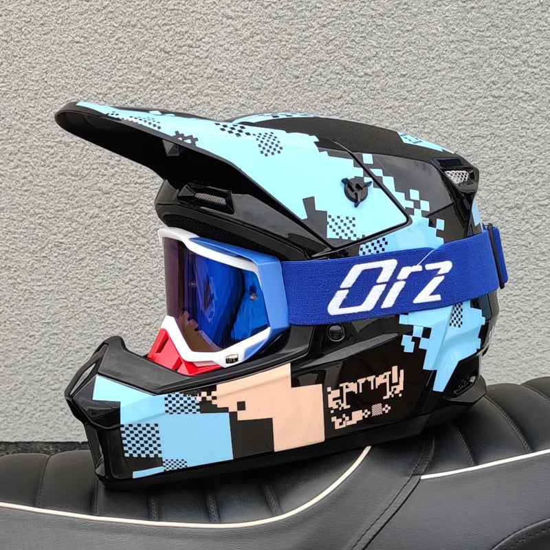 ORZ Latest Off Road Motorcycle Helmet Mountain Bike Speed Drop DH Helmet Capacetes de Moto Universal helmet