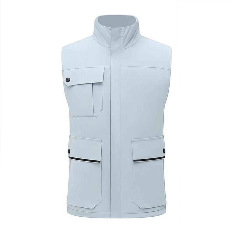 2026 Spring and autumn men's and women's casual outdoor workwear New multi-pocket cotton-padded vest customized with logos