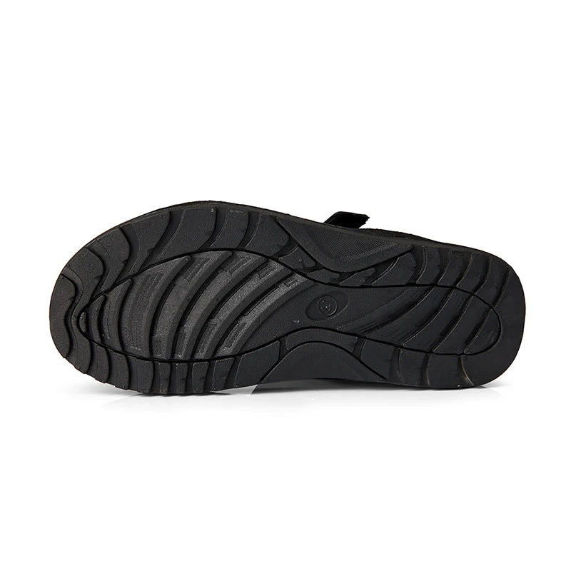 Summer Mens Adjustable Sandals Men Black Gray Blue Sandals Comfortable Non Slip Sandal Size 38-46 Dropshipping