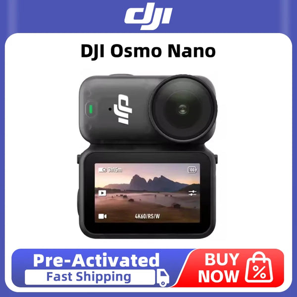 DJI Osmo Nano Standard Combo (64GB/128GB) 1/1.3" Sensor 4K/60fps & 143° Wide FOV New in Stock