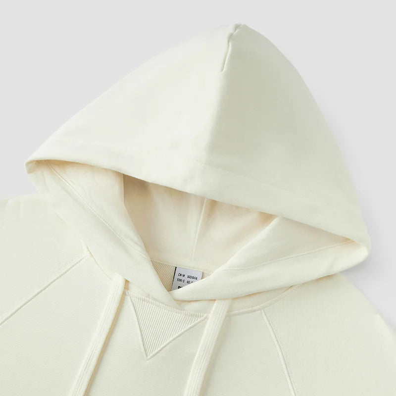 Semir Slouchy Hoodie Women Spring Loose Raglan Sleeve Hooded Embroidered Fun Style Casual Comfortable Daily Wear Top