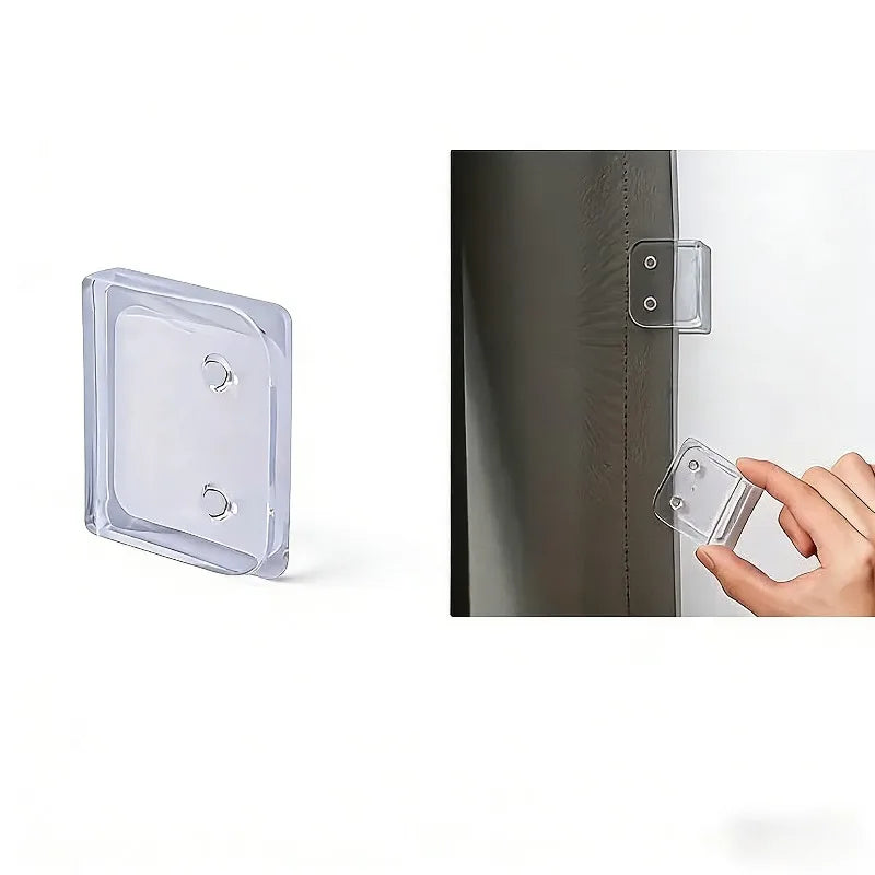 2/4pcs Multi-Purpose Curtain Clip, Transparent Plastic, Very Suitable for Bathrooms and Kitchens. curtain, room accessories
