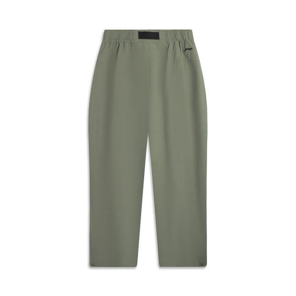 ខោបុរស Li-Ning សម្រាប់ពាក់ក្រៅផ្ទះ ការពារទឹក ចង្កេះអាចលៃតម្រូវបាន ប៉ាក់ឡូហ្គោ ខោសម្រាកលំហែកាយ LiNing AYKV591