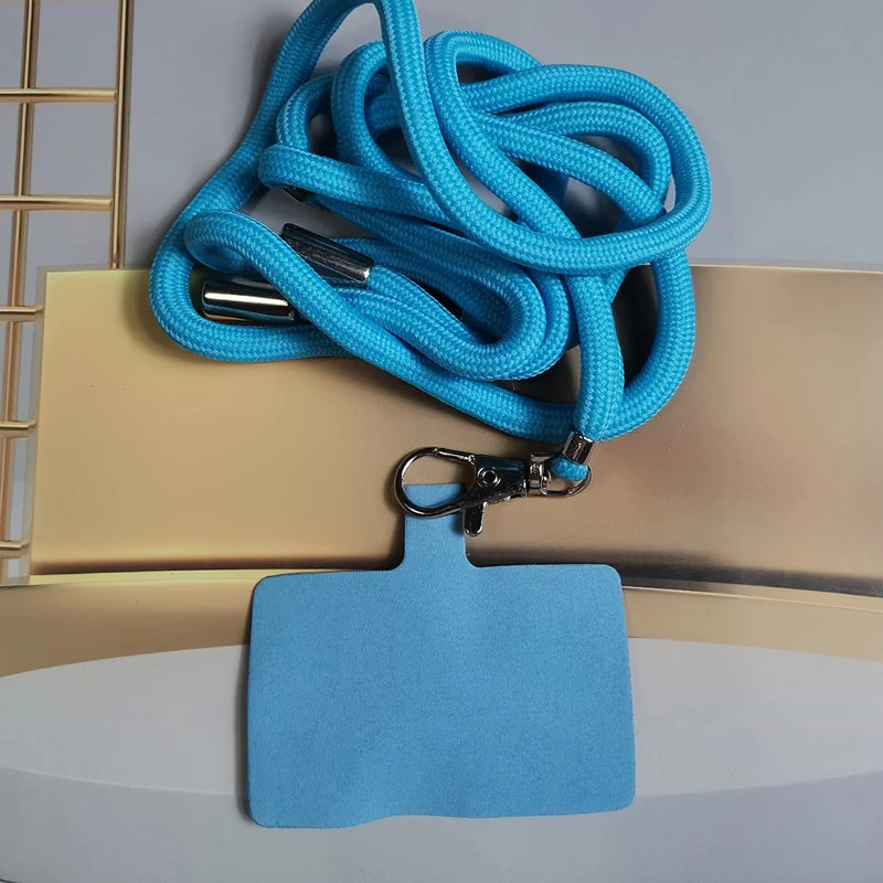 Phone Lanyard Anti Lost Lanyard Strap Universal Adjustable Detachable Colorful Neck Cord Phone Safety Tether Keychain Chain Rope
