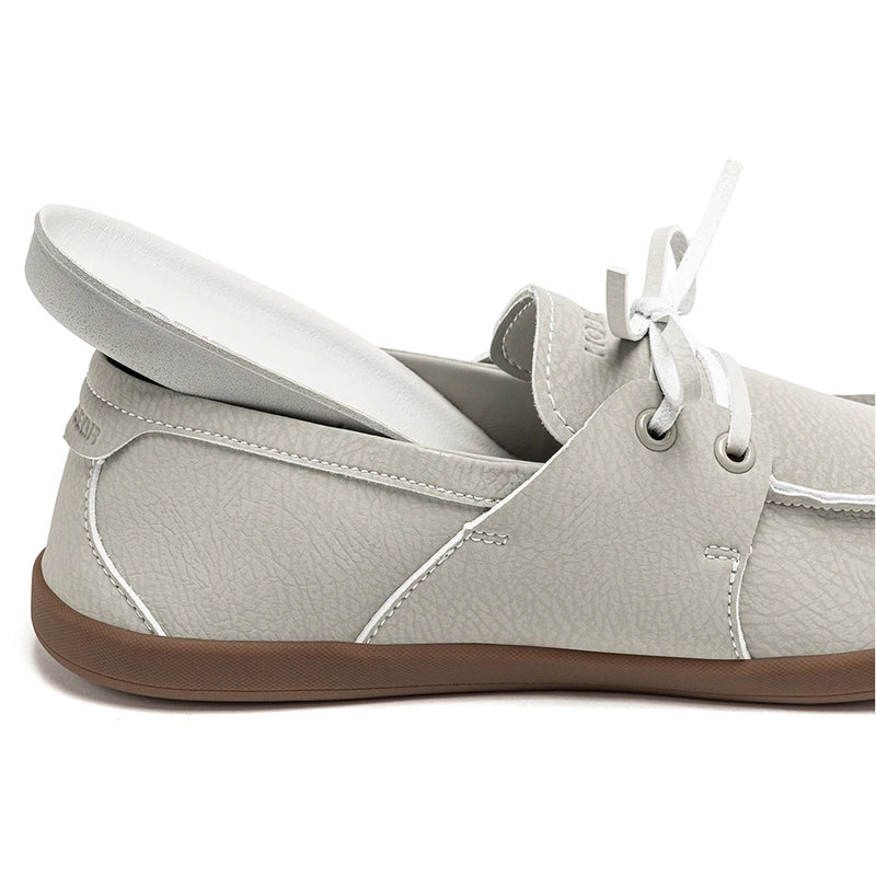 HOBIBEAR Women Wide Toe Loafers Barefoot Artificial Leather Slip on Shoes Lightweight Comfortable Flats Shoes