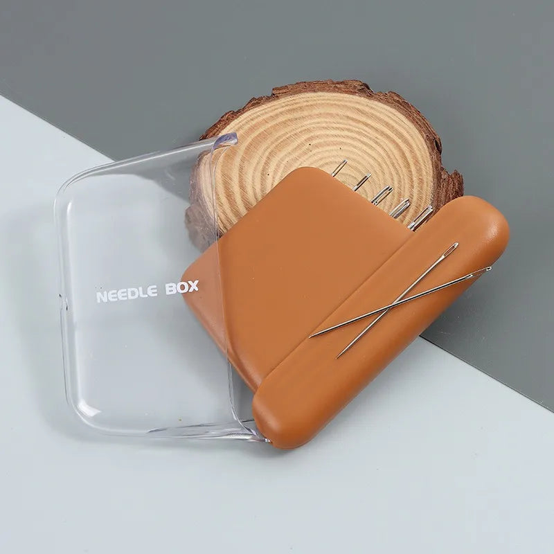 1pc Fashion Portable Magnetic Sewing Box Home High-end Quality Mending Tool Needle and Thread Storage Box Set.