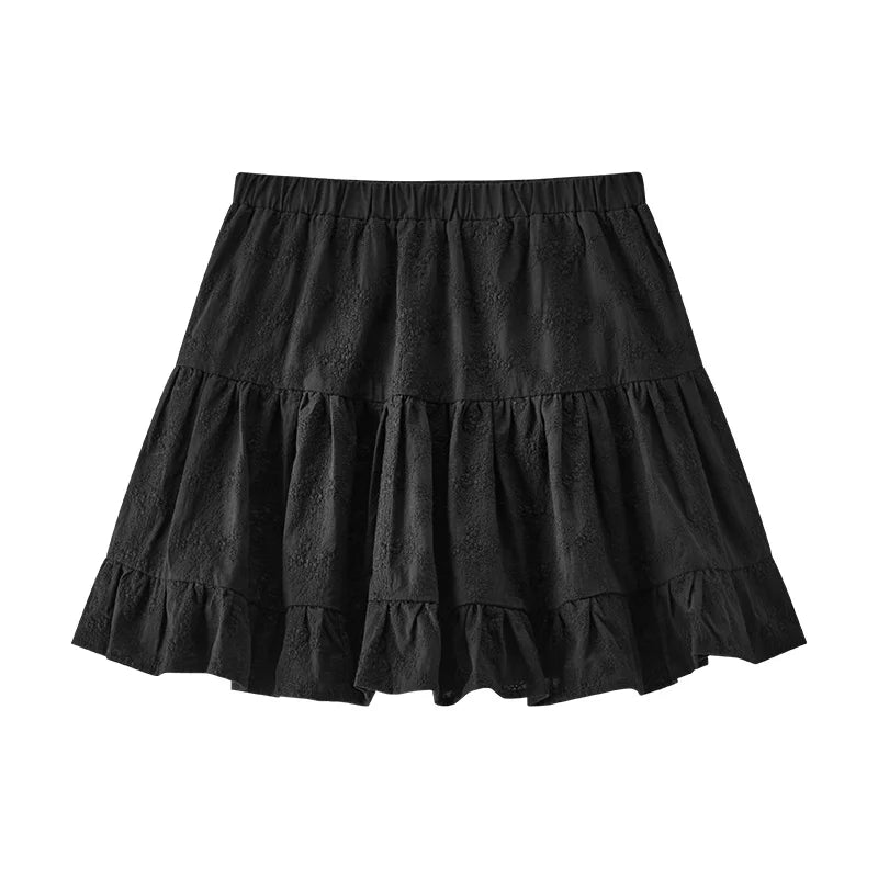 Semir Womens Skirt 2026 Embroidery Design A Line Cake Style Cute Sweet Casual Daily Wear Soft Elegant