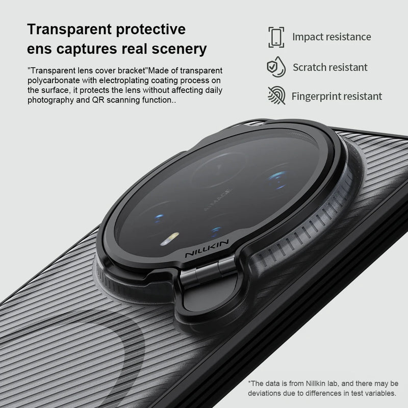 NILLKIN For Honor Magic 8 Pro Case CamShield Prop Magnetic Case With Foldable Protection Len Stand MagSafe Cover For Magic 8 Pro