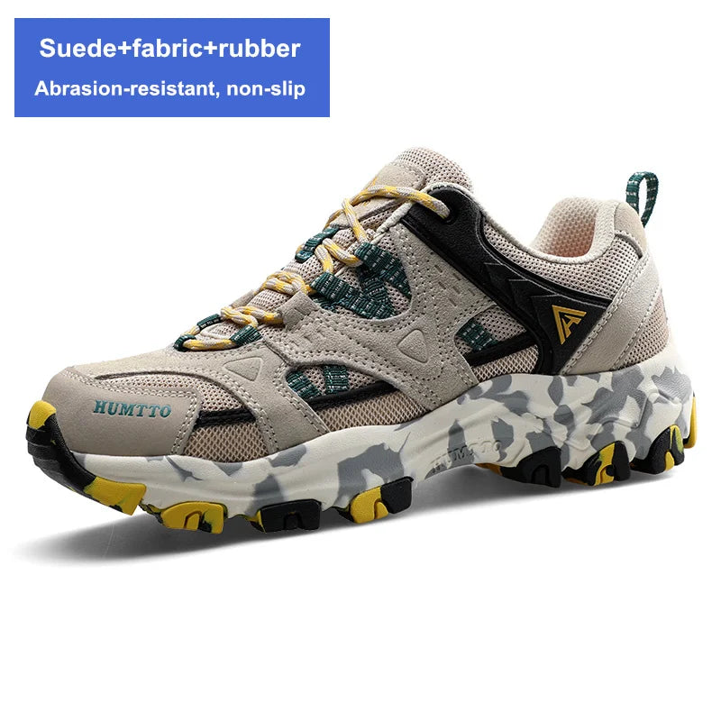 HUMTTO Hiking Shoes for Women Non-slip Outdoor Womens Shoes Luxury Designer Breathable Sports Trekking Climbing Sneakers Woman