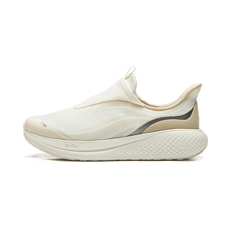ស្បែកជើង Li-Ning សម្រាប់នារី SOFT GO 3 SLIP ON COMFOAM មានខ្យល់ចេញចូលបានល្អ ដើរលេងធម្មតា ស្បែកជើងប៉ាតា LiNing ធន់នឹងការពាក់ AGLW010