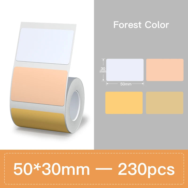 NIIMBOT Thermal Label Paper for B1/B21/B3S/B31 Printer 9 Rolls Set Scratch-resistant Sticker Waterproof Oil-Proof Label Tape