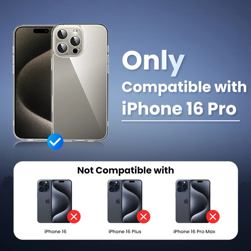UGREEN Case for iPhone 18 17 16 Pro Max Shockproof Clear Case Transparent Cover for iPhone 15 Pro 16 Phone Protective Case