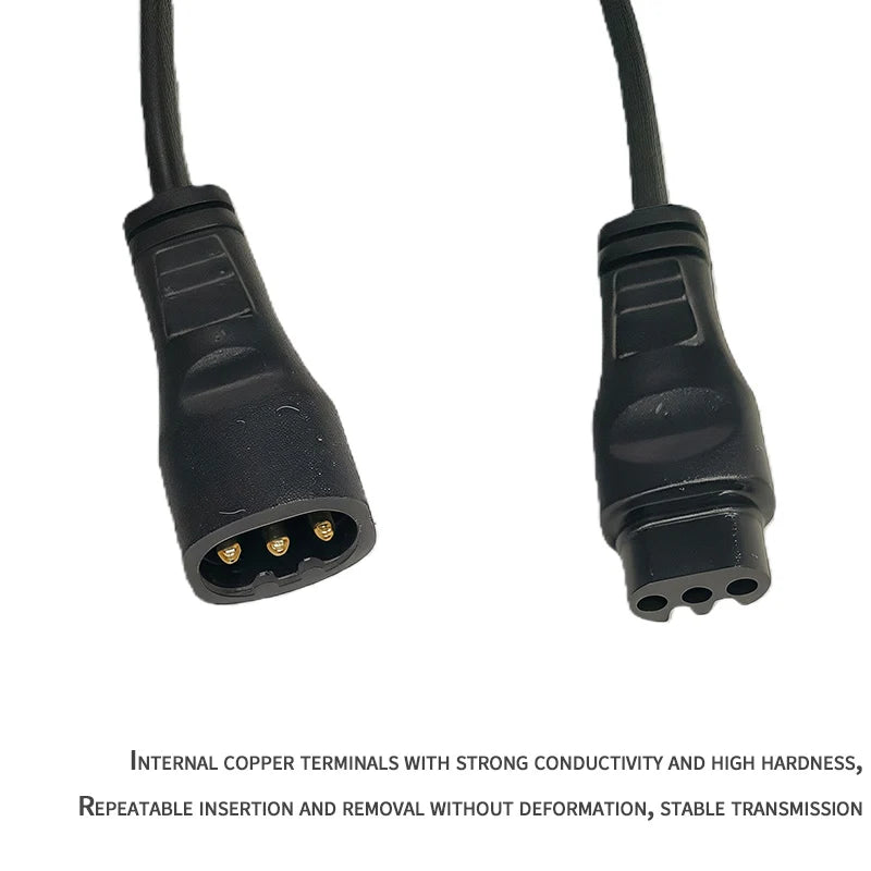 5PCS DC Connector Cable for LED Panel Light - 3Pin Wire with Tinned Flat Plug 24AWG for  Power Supply Household Appliances
