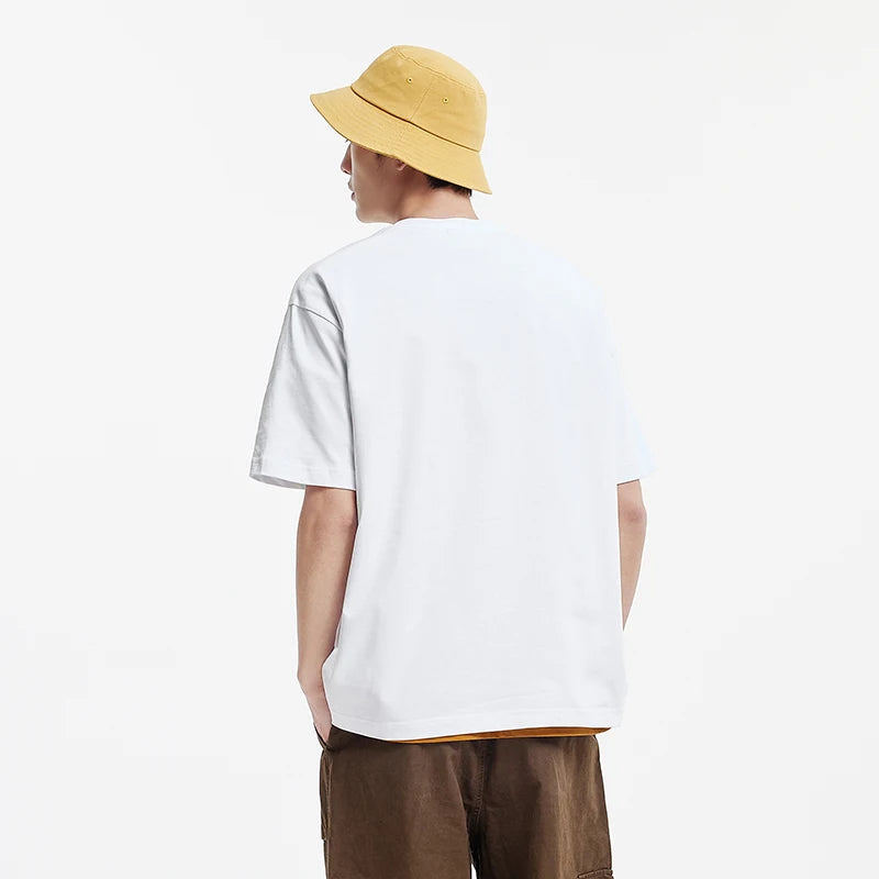 Semir Mens Tshirt 2026 Outdoor Style Letter Printed Loose Fit Fashion Casual Soft Daily Wear