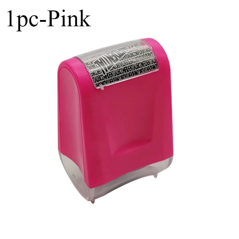Plastic Confidential Stamp Identity Protection Roller Stamps Express Privacy Data Guard Information Identity Address Blocker
