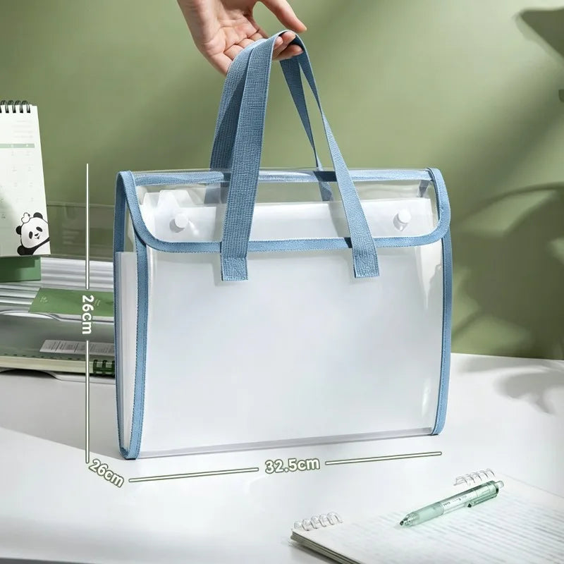 1pc Expanding Accordion Folder with 13 Pockets, A4 File Organiser for Important Documents, Exam Papers, Office & School.