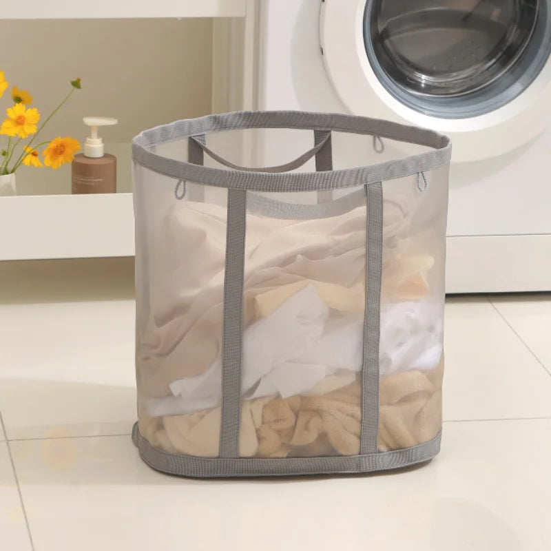 1pc Laundry Hamper,Foldable Dirty Clothes Storage Bag,Portable, Freestanding Hamper for Bedroom,Laundry Room, Bathroom.