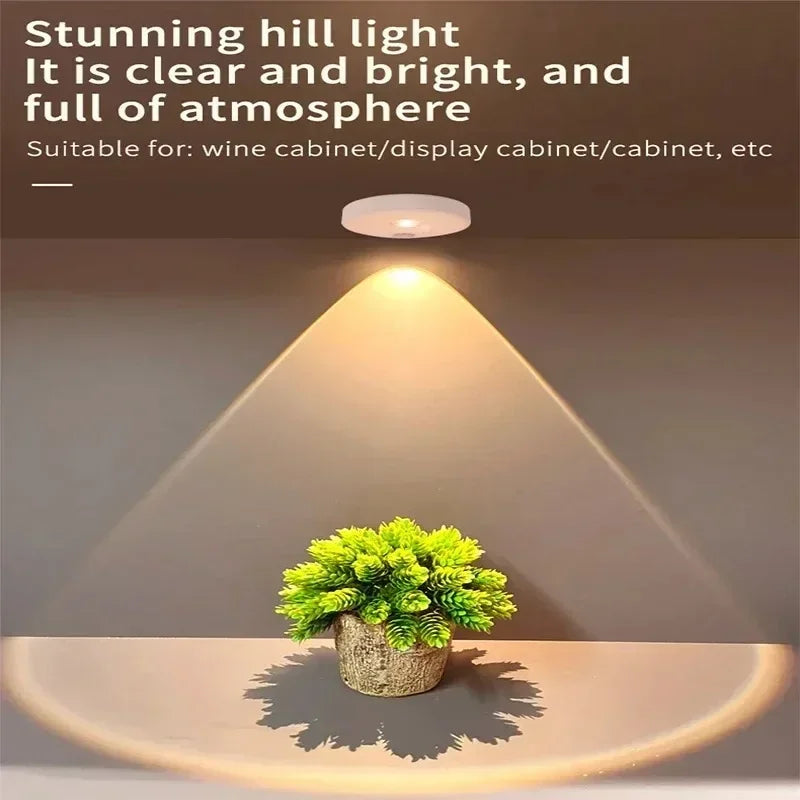 LED Under Cabint Lights Motion Sensor Night Light Dimmable USB Rechargeable Wireless Kitchen Lamps Closet Room Aisle Decor