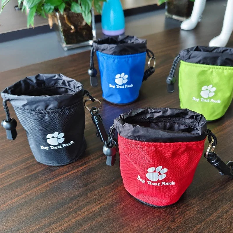 1pc Dog Treat Pouch,Portable& Durable Pet Training Bag Pouch Treat Bag,Drawstring Zipper,Ideal for On-the-Go Snacks,Dog Snacks