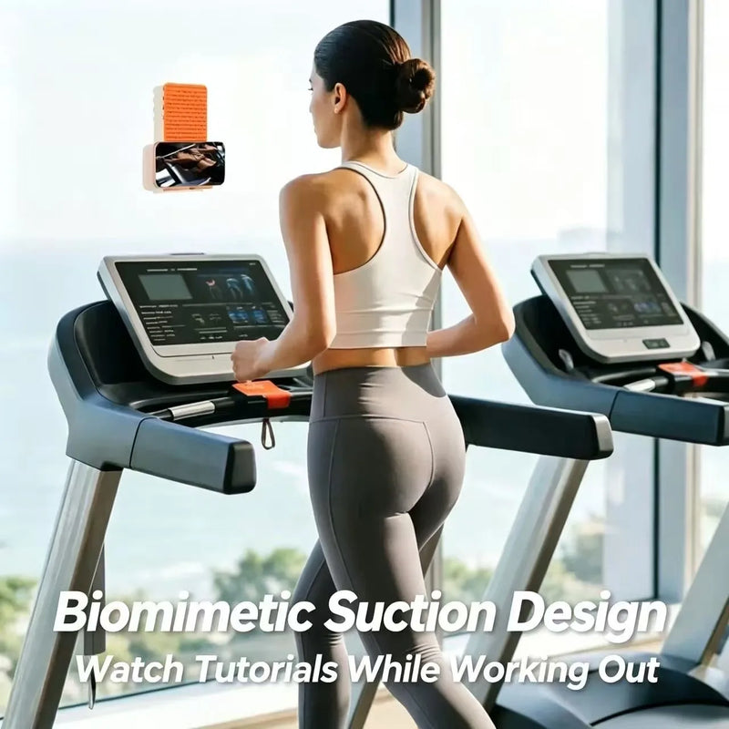 3rd Gen Silicone Phone Holder, Multi Surface Suction Phone Stand, Portable Hands Free Mobile Mount for Shower Gym Desk