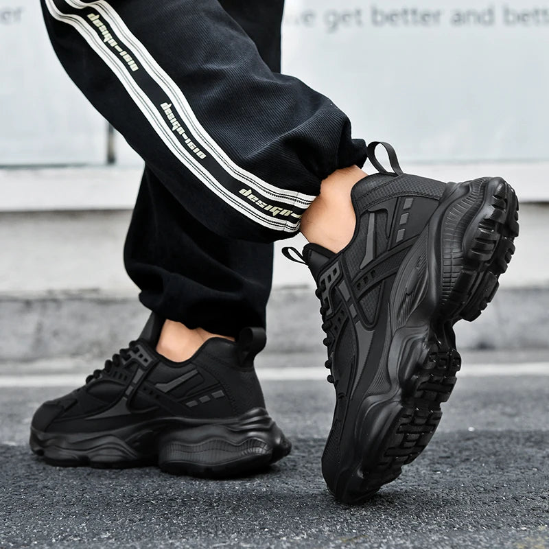 Men's Racing Casual Sneakers Four Seasons New Classic Outdoor Running Shoes Breathable Lightweight Students Speed Sports Shoes