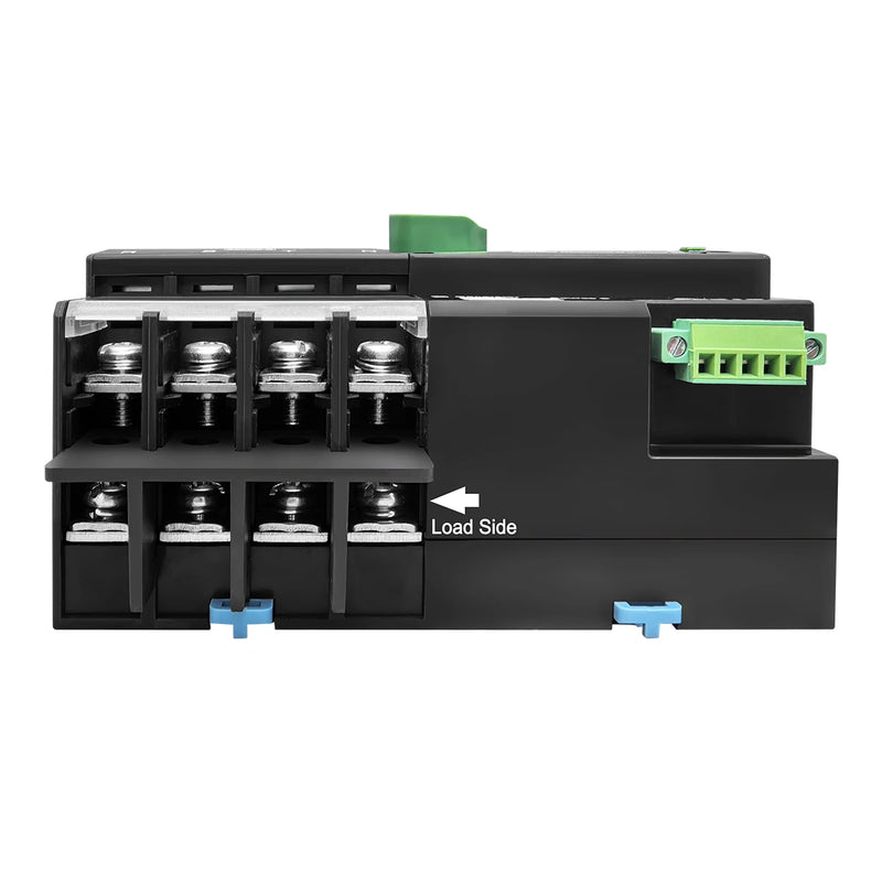 TOMZN Din Rail 3 Phase for PV 2P 3P 4P 63A 100A 125A 230V Dual Power Automatic Transfer Electrical Selector Switch Uninterrupted