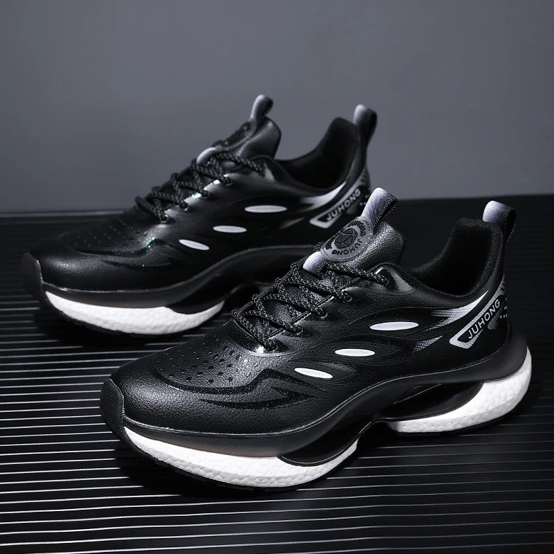 Men's Lightweight Casual Sneakers Four Seasons New Breathable Soft Sole Outdoor Racing Running Shoes Student Speed Sports Shoes