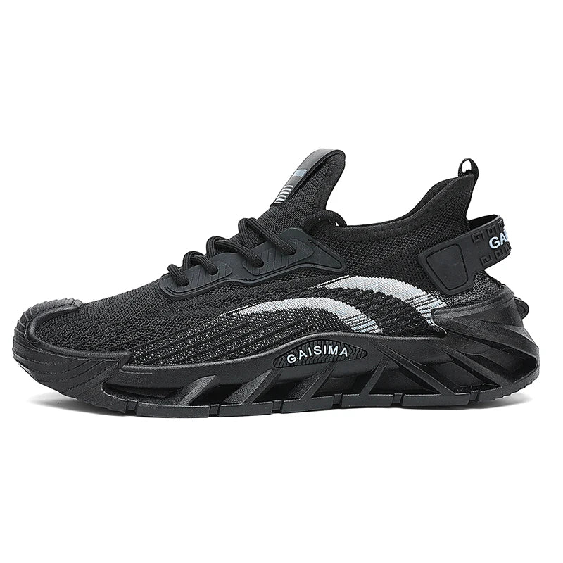 Men Sports Shoes Summer Breathable Mesh Lightweight Fashionable Lace Up Tennis Shoes Daily Wear Street Fitness Shoes for Men