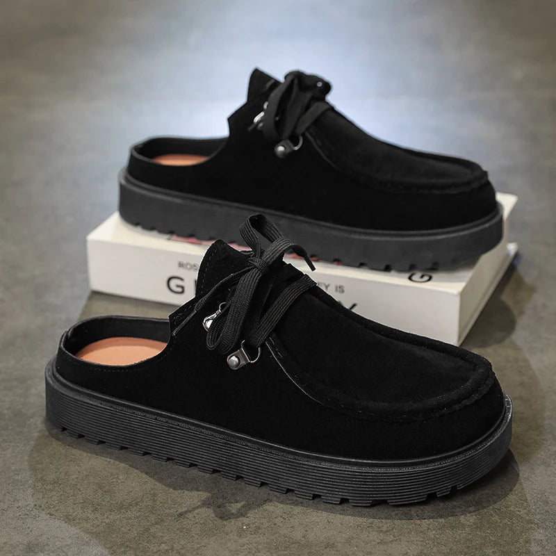 Men's Casual Slip-On Slippers Spring Summer New Soft-Sole Anti-Slip Comfort Outdoor Walking Shoes Fashion Youth Joker Tide Shoes