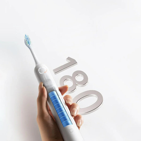 ច្រាសដុសធ្មេញអគ្គិសនី MIJIA Sonic Sweep, ការរំលឹកជក់ដែលខកខានឆ្លាតវៃ, អាយុកាលថ្ម 180 ថ្ងៃ, របៀប 3, ច្រាសដុសធ្មេញដែលអាចលាងសម្អាតបានទាំងស្រុង