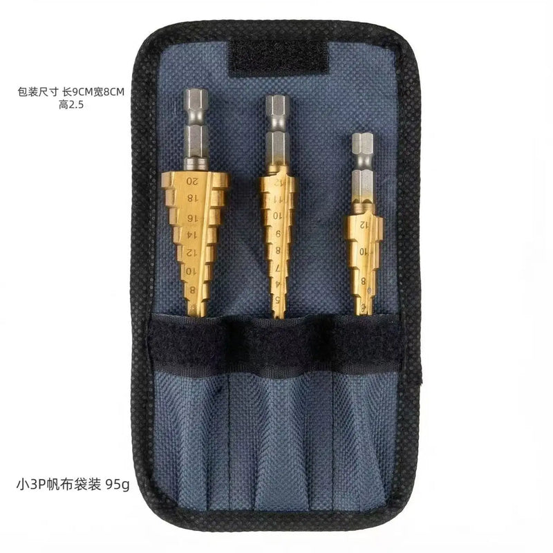 4-32 mm 4-20 mm HSS Titanium Coated Step Drill Bit High Speed Steel Metal Wood Hole Cutter Cone Drilling Tool